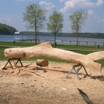 Auf Kundenwunsch angefertigte Holzskulptur Auf Kundenwunsch angefertigte Holzskulptur